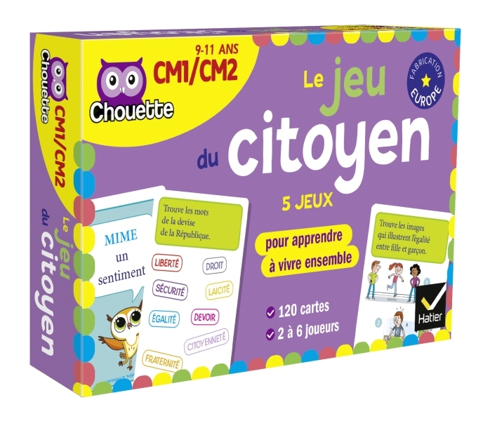 Chouette - Le jeu du citoyen CM1-CM2 - Aïcha Tarek, Adrien Siroy - HATIER