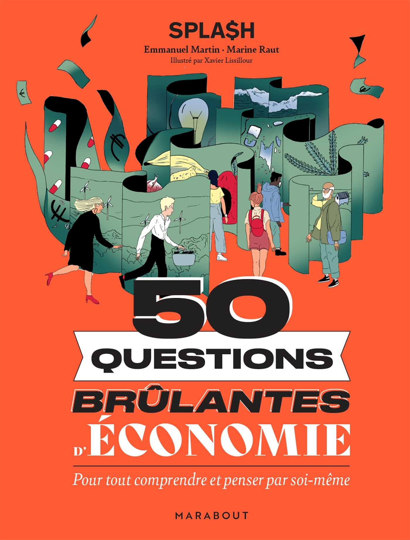 50 questions brûlantes d'économie - Emmanuel Martin, Marine Raut - MARABOUT