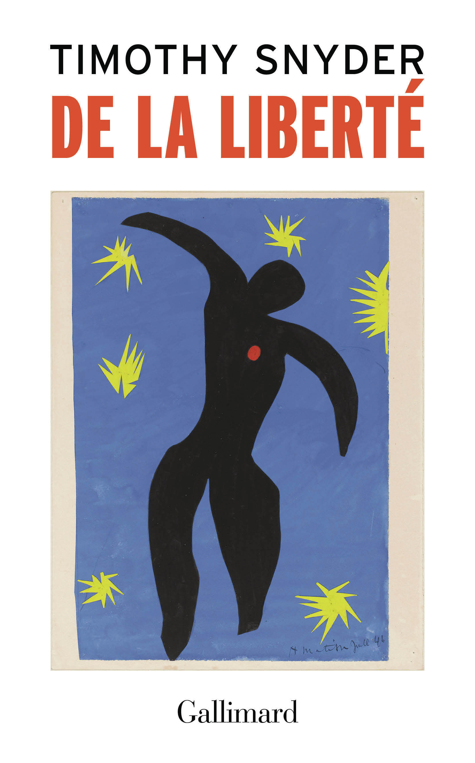 De la liberté - Timothy Snyder, Aude de Saint-Loup, Pierre-Emmanuel Dauzat - GALLIMARD