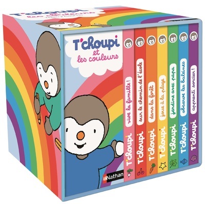 Ma petite bibliothèque - T'choupi et les couleurs - Thierry Courtin - NATHAN