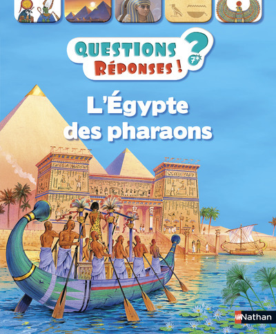 L'Égypte des pharaons - Philip Steele, Françoise Fauchet - NATHAN