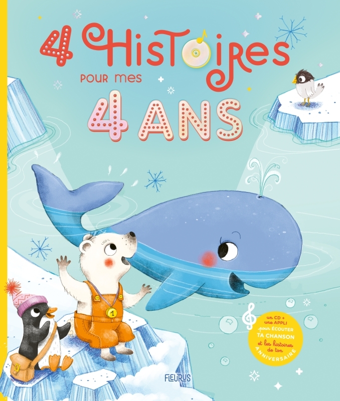 4 histoires pour mes 4 ans (+ CD) - Karine-Marie Amiot, Claire Renaud, Marie-Ange Richermo - FLEURUS