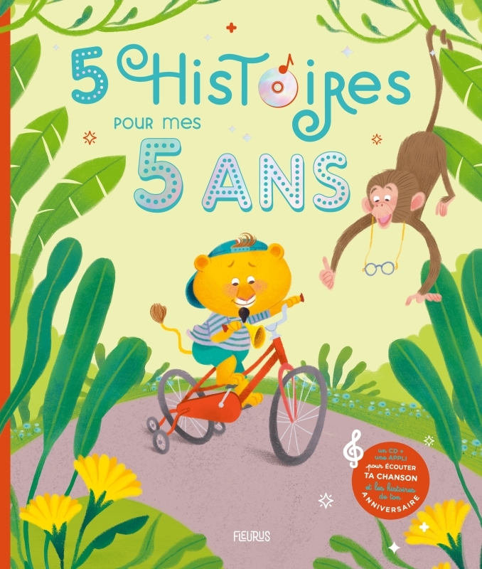 5 histoires pour mes 5 ans (+ CD) - Karine-Marie Amiot, Sophie Maraval Hutin, Claire Renaud - FLEURUS