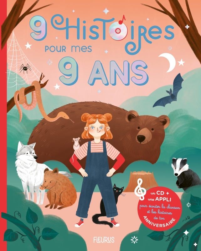 9 histoires pour mes 9 ans (+ CD) - Karine-Marie Amiot, Charlotte GROSSETETE, Viviane Koenig - FLEURUS