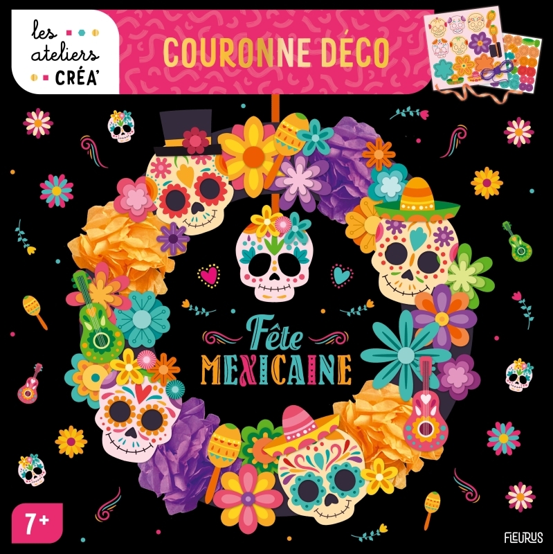 Couronne déco - Fête mexicaine - XXX - FLEURUS