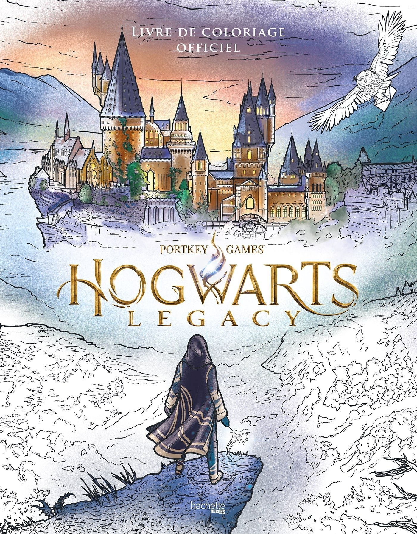 Hogwarts Legacy - Le livre de coloriage - Joe Dragunas - HACHETTE HEROES