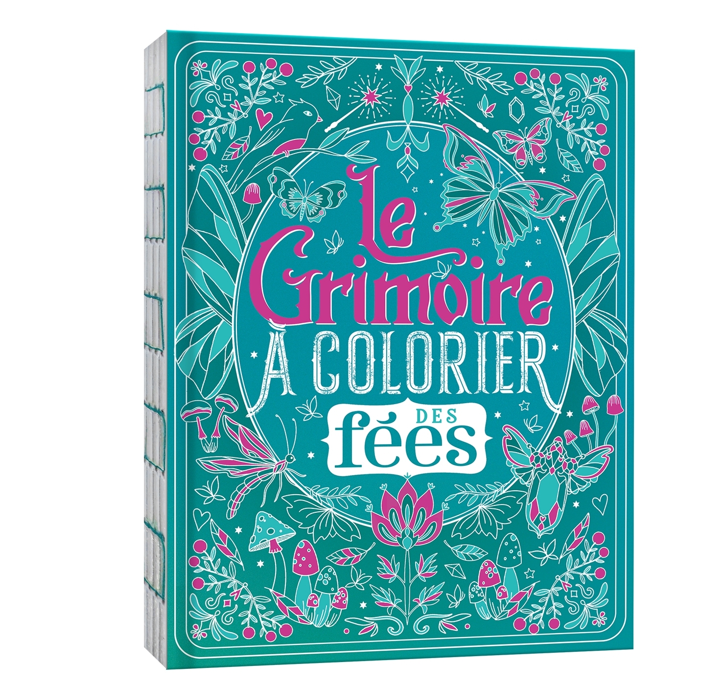 Le grimoire à colorier des fées - Sophie Rivière - DEUX COQS D OR