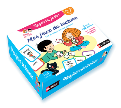 Mes jeux de lecture - Lire et construire des phrases - Éric Battut, Nathalie Desforges - NATHAN Mes jeux de lecture - Lire et construire des phrases - Éric Battut, Nathalie Desforges - NATHAN