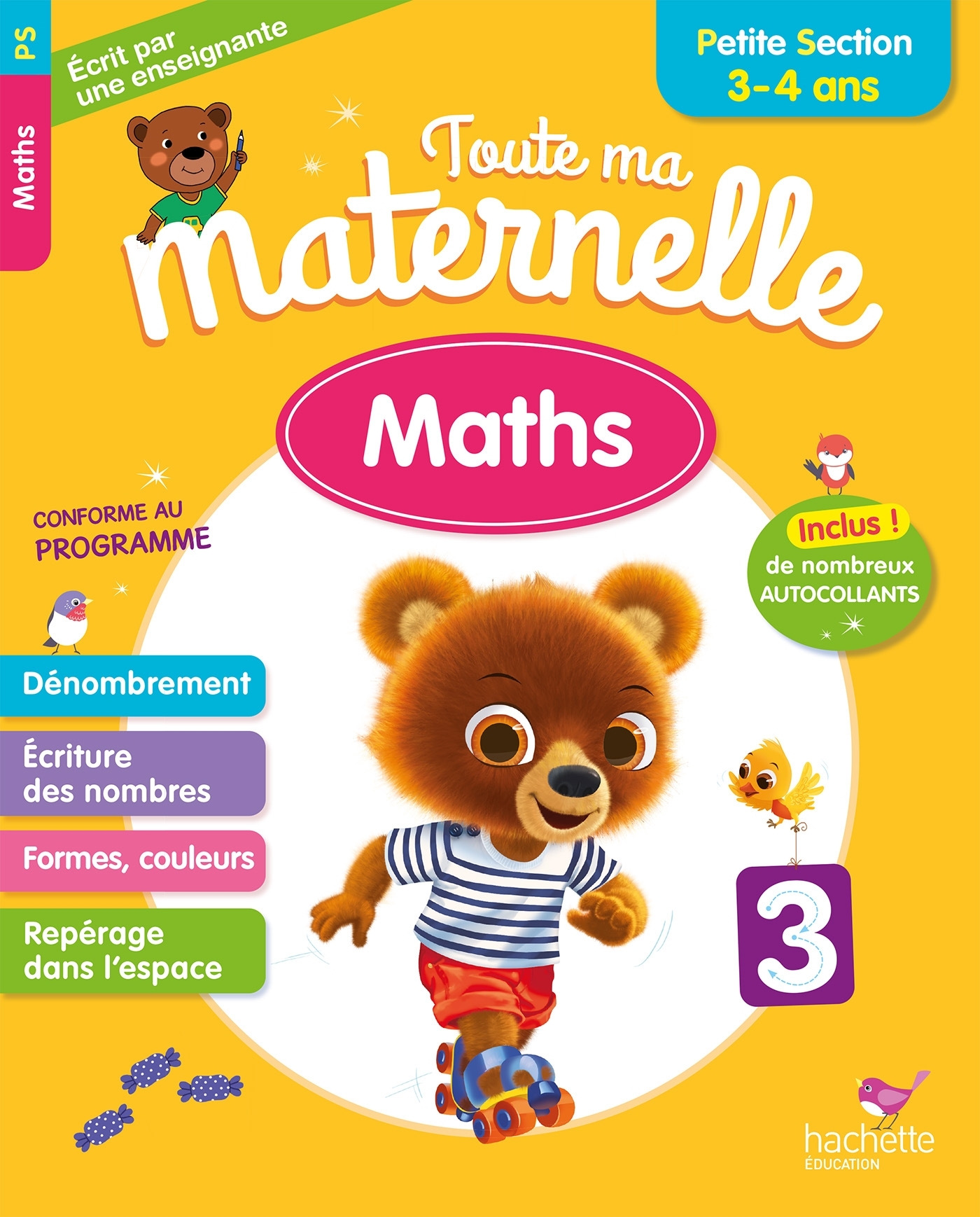 Toute Ma Maternelle - Maths Petite Section (3-4 ans) - Caroline Marcel - HACHETTE EDUC