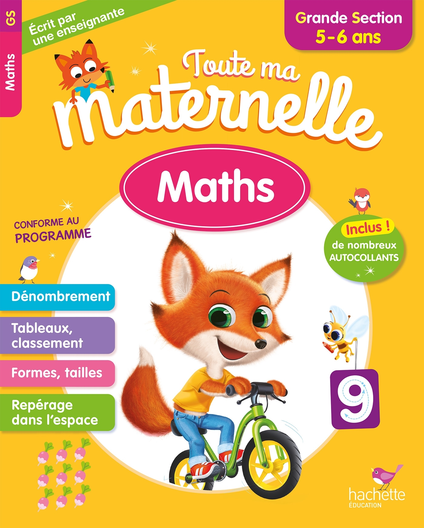 Toute Ma Maternelle - Maths Grande Section (5-6 ans) - Caroline Marcel - HACHETTE EDUC