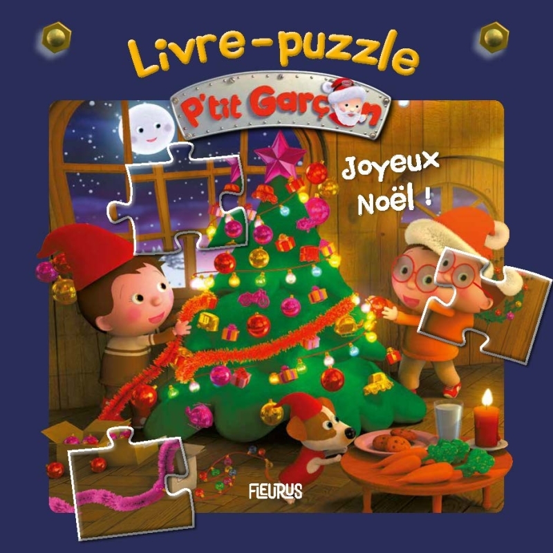 Livre puzzle P tit garçon Noël - Nathalie Bélineau, Alexis Nesme - FLEURUS