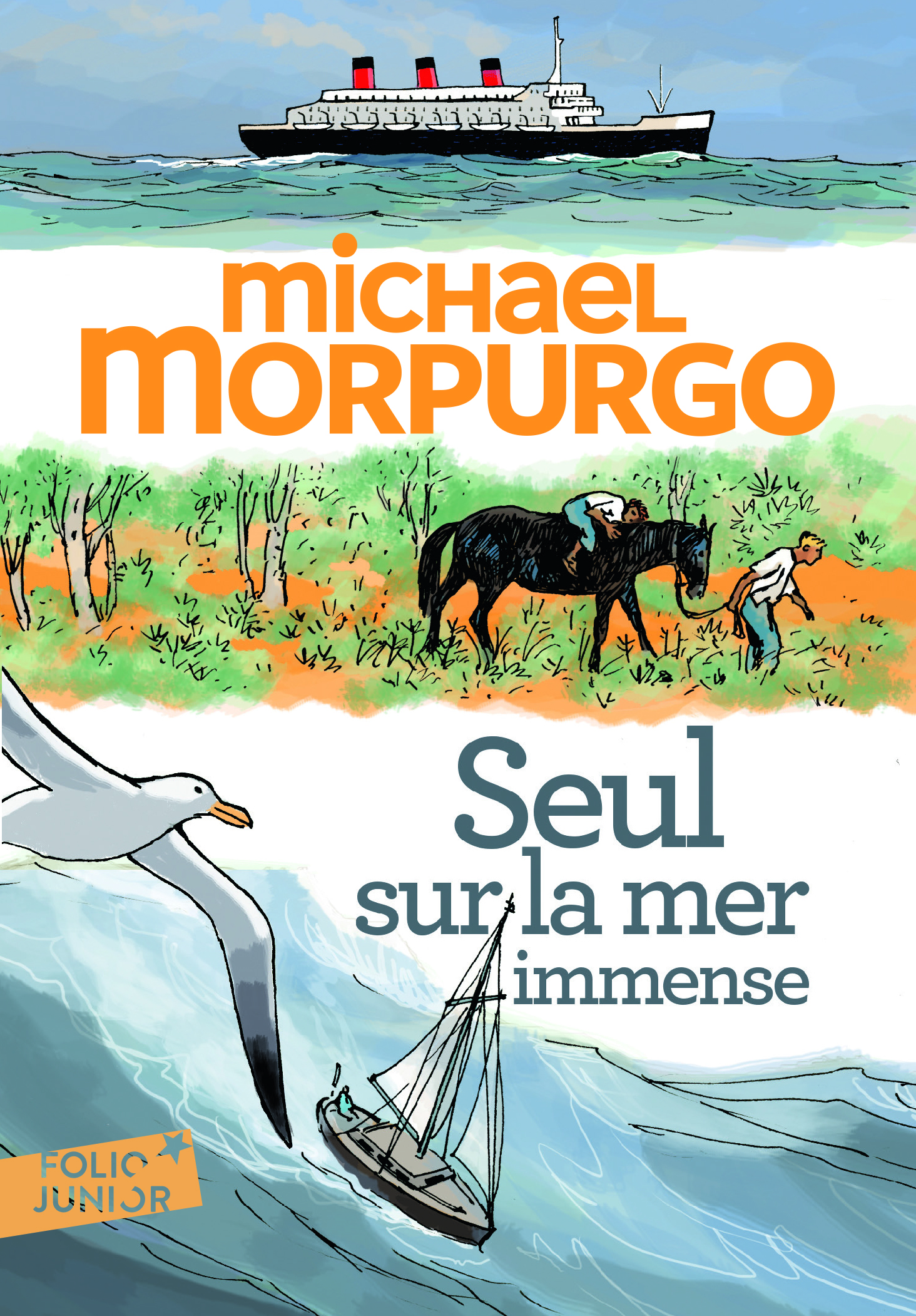 Seul sur la mer immense - MICHAEL MORPURGO, Diane Menard - GALLIMARD JEUNE