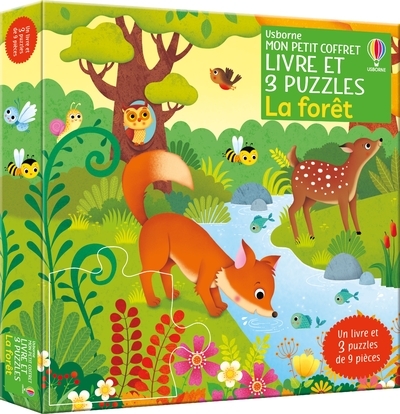 La forêt - Mon petit coffret Livre et 3 puzzles - dès 3 ans - Sam Taplin, Federica Iossa - USBORNE