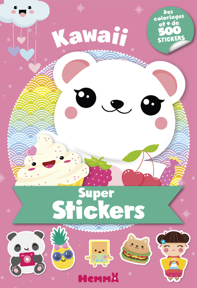 Super stickers - Kawaii - Collectif Collectif - HEMMA