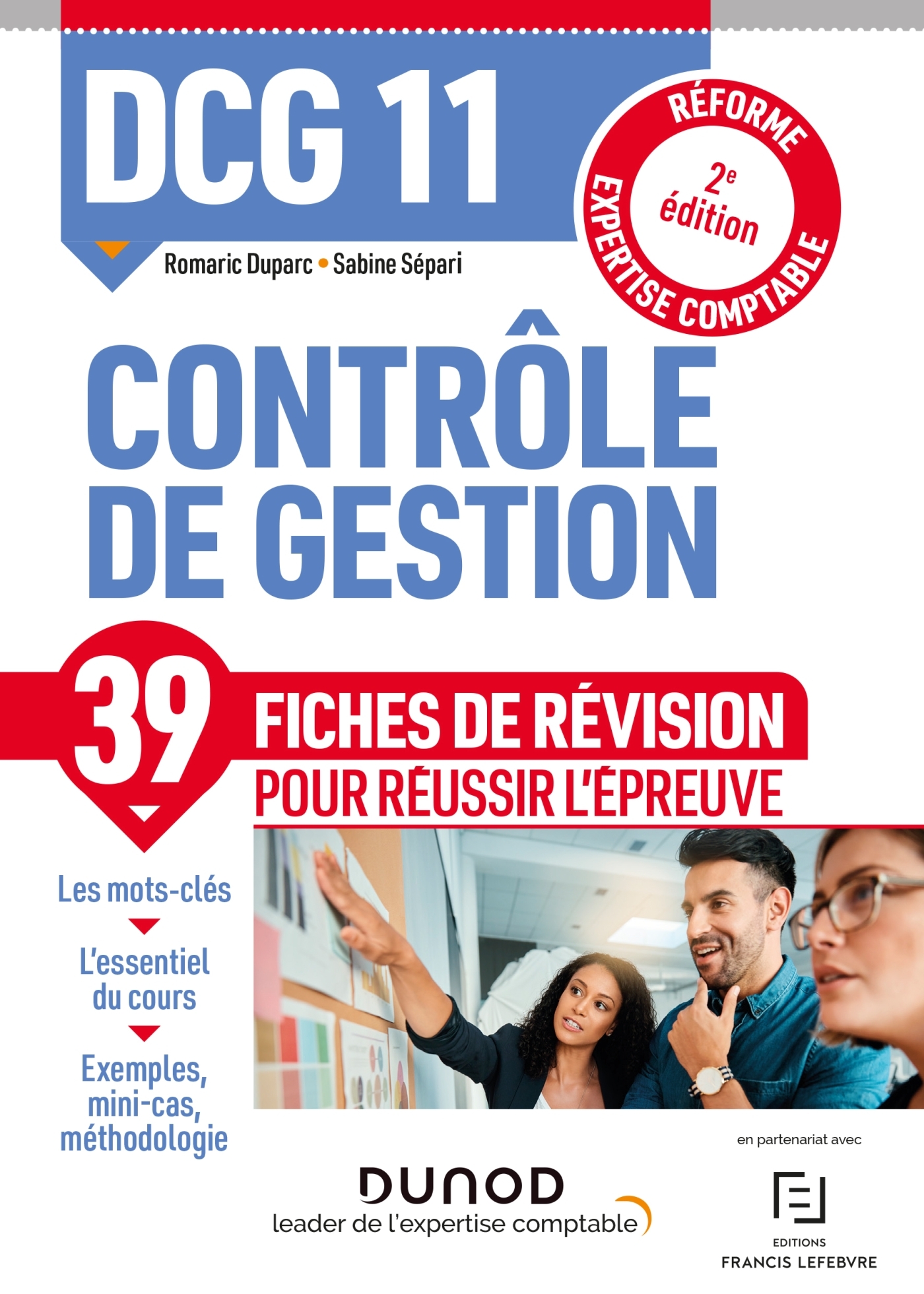 DCG 11 Contrôle de gestion - Fiches de révision - 2e éd. - Romaric Duparc, Sabine Sépari - DUNOD