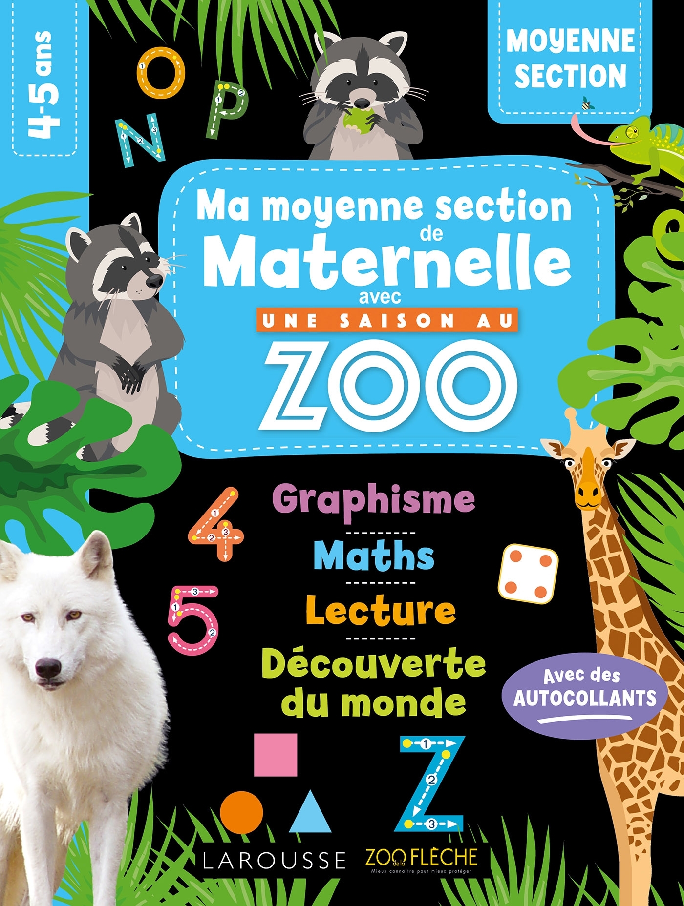 MA MATERNELLE avec UNE SAISON AU ZOO - MOYENNE SECTION -  Collectif - LAROUSSE