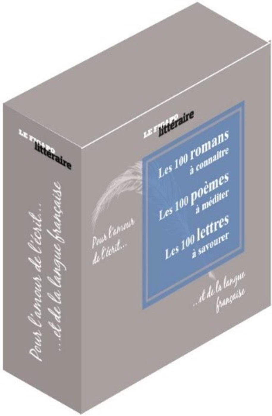 Coffret de 3 titres des Guides 100 -  Le Figaro littéraire - STE DU FIGARO