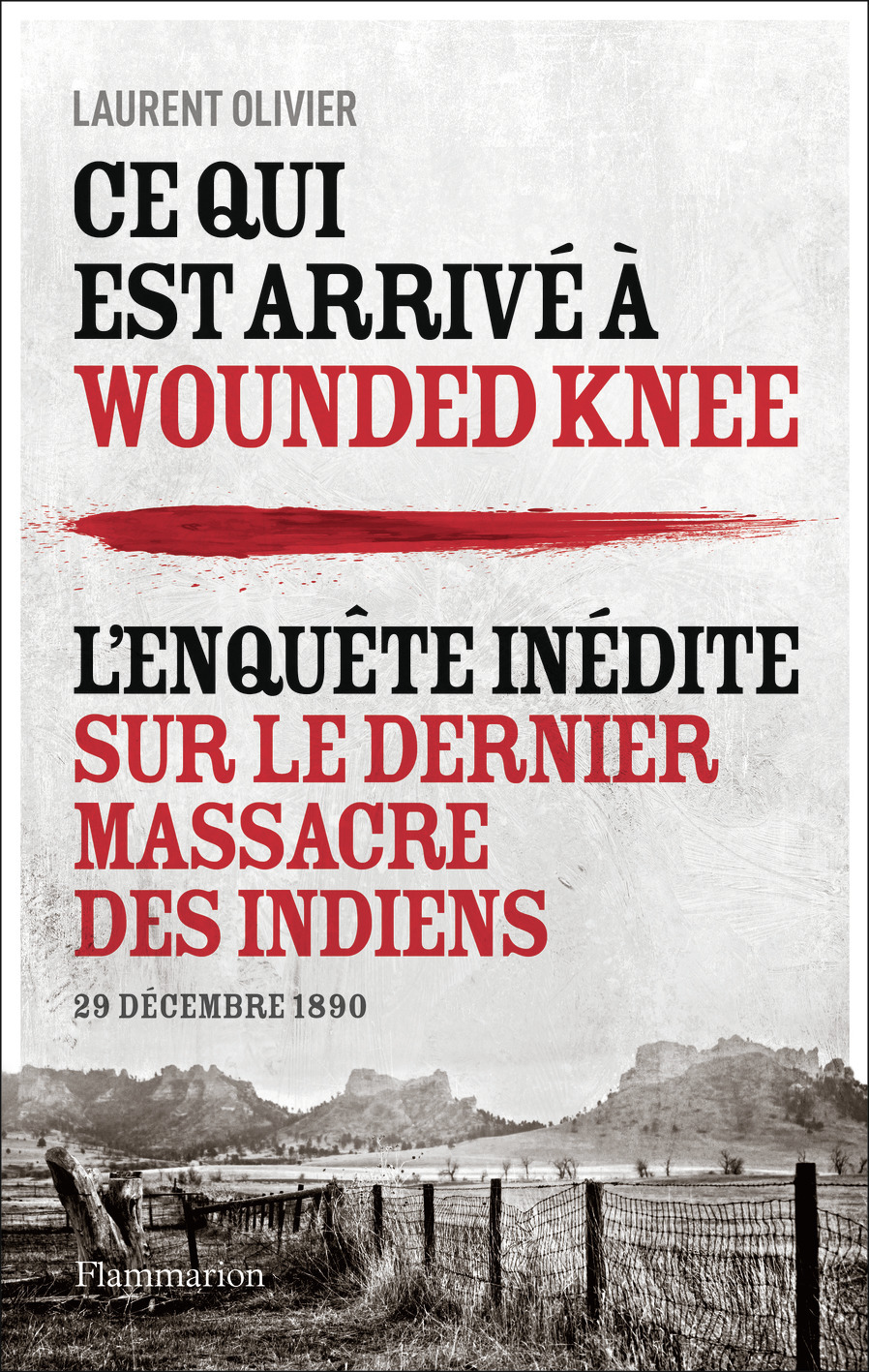 Ce qui est arrivé à Wounded Knee - Laurent Olivier - FLAMMARION