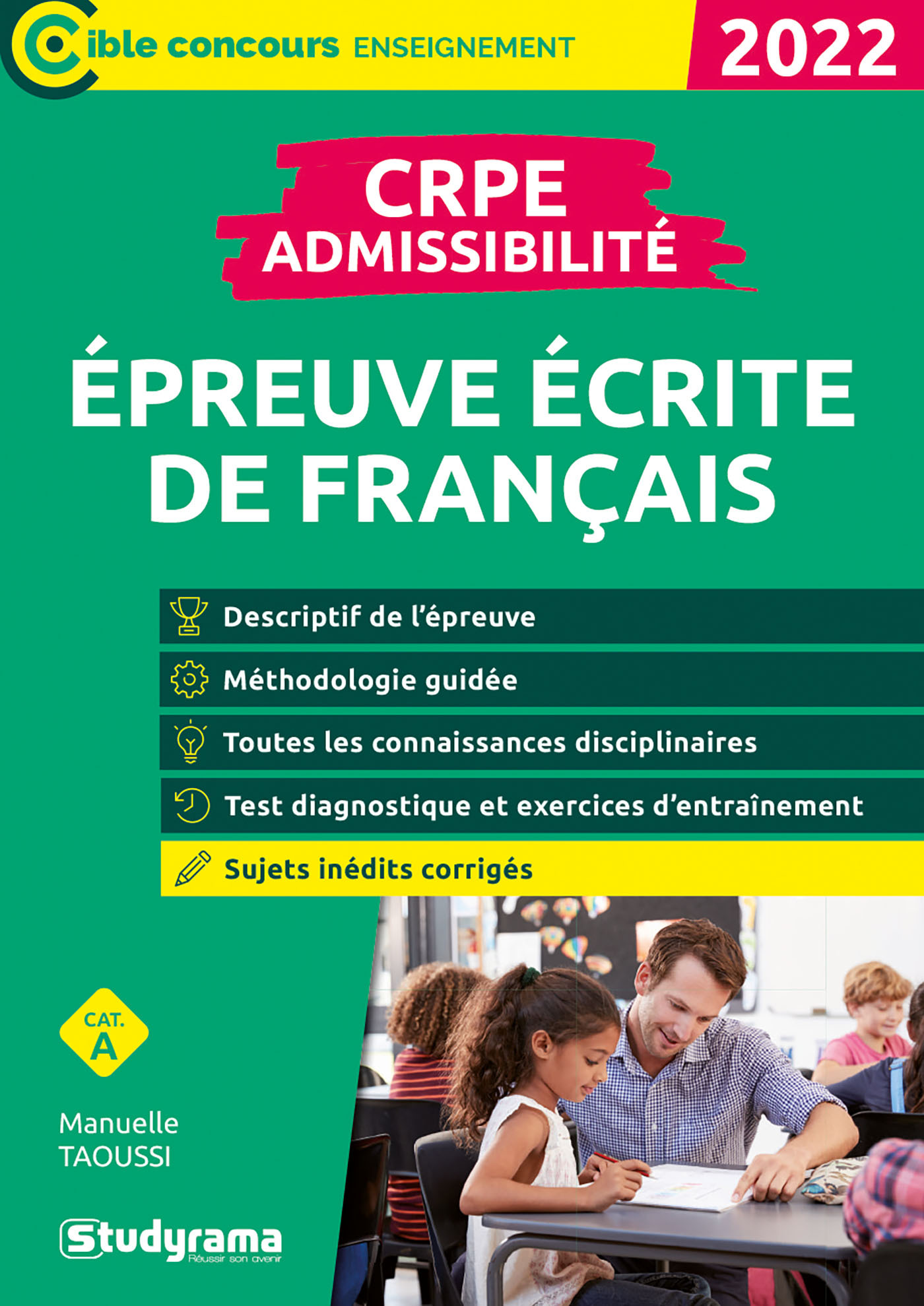 Épreuve écrite de Français CRPE Admissibilité  - MANUELLE TAOUSSI - STUDYRAMA