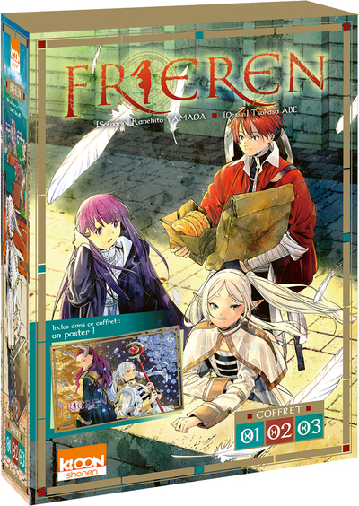 Coffret Frieren vol. 1 à 3 - KANEHITO YAMADA, TSUKASA ABE, Géraldine Oudin - KI-OON