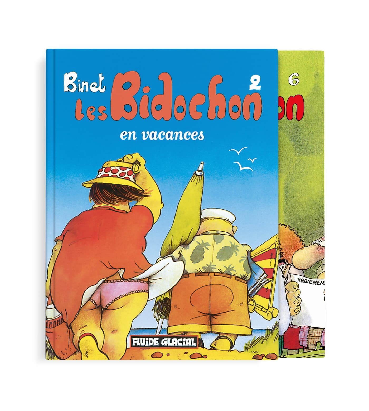 Les Bidochon - Pack 1+1 - Tomes 02 et 06 - Les Vacances - BINET BINET, Christian Binet - FLUIDE GLACIAL