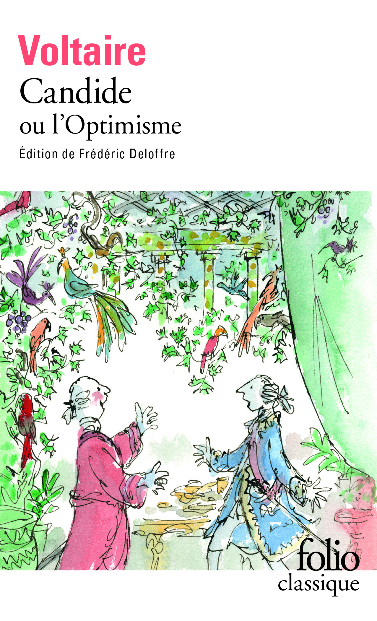 Candide ou L'Optimisme -  VOLTAIRE, Frédéric Deloffre - FOLIO