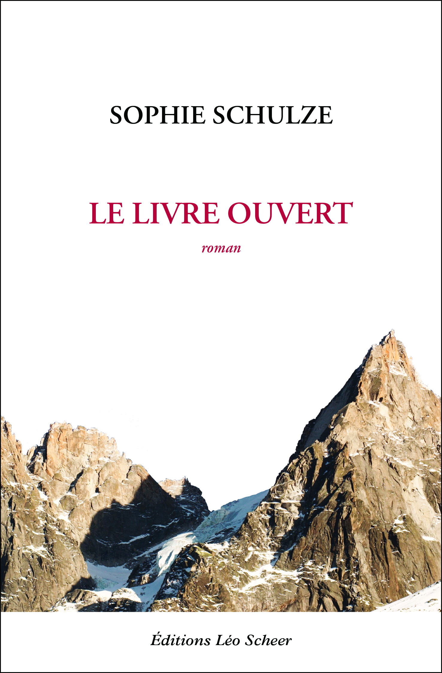 Le livre ouvert - Sophie Schulze - LEO SCHEER