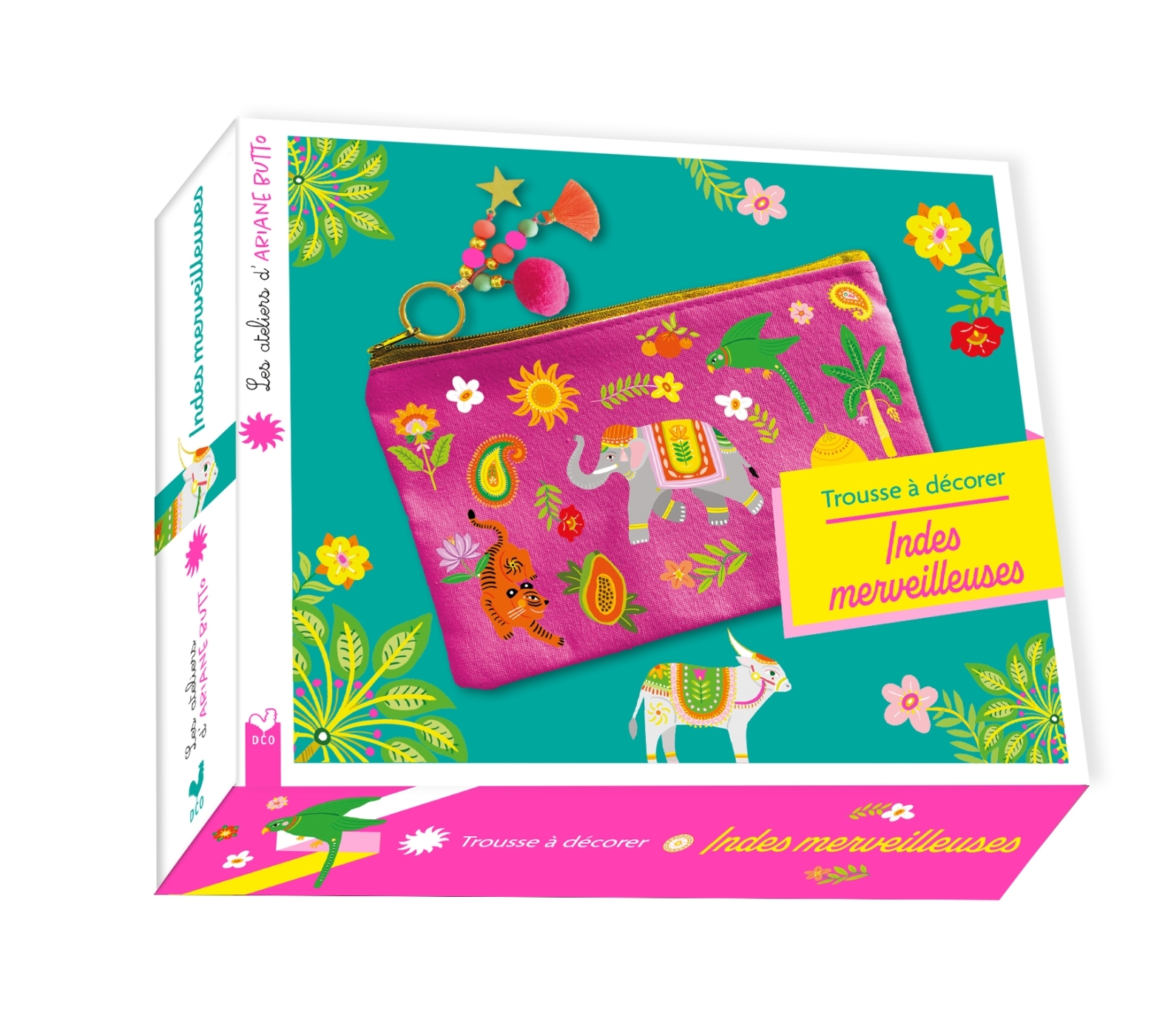 Les ateliers d'Ariane Butto - trousse à décorer - coffret avec accessoires - Ariane Butto - DEUX COQS D OR