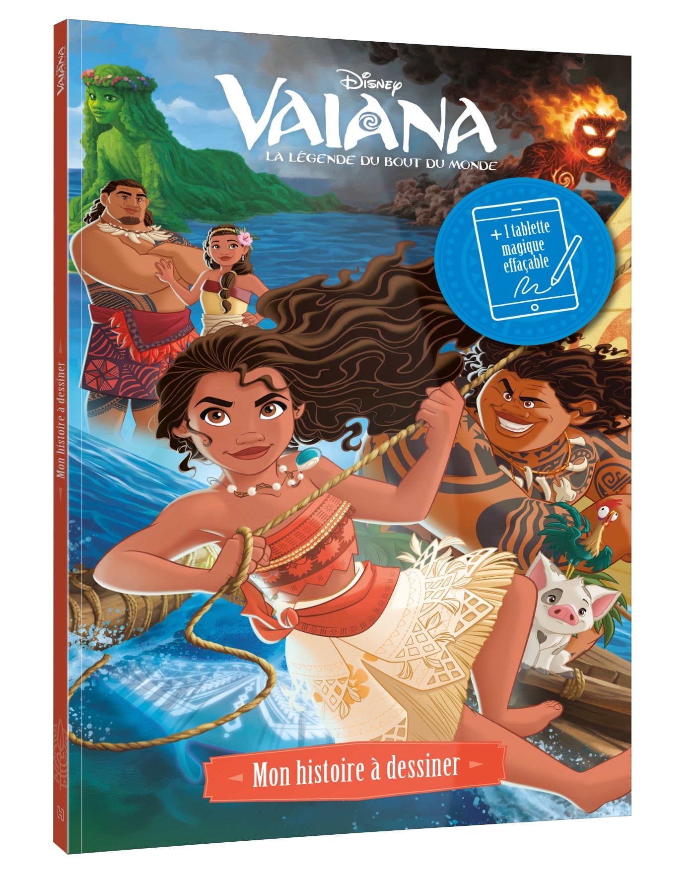 VAIANA - Mon histoire à dessiner (livre et tablette magique effaçable) - Disney - XXX - DISNEY HACHETTE