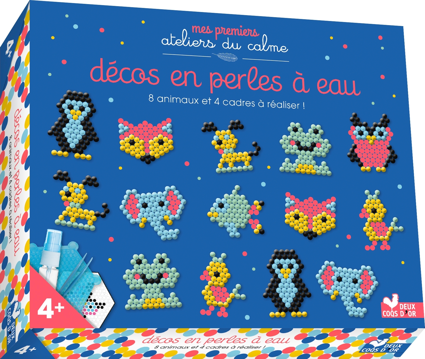 Décos en perles à eau - coffret avec accessoires - XXX - DEUX COQS D OR