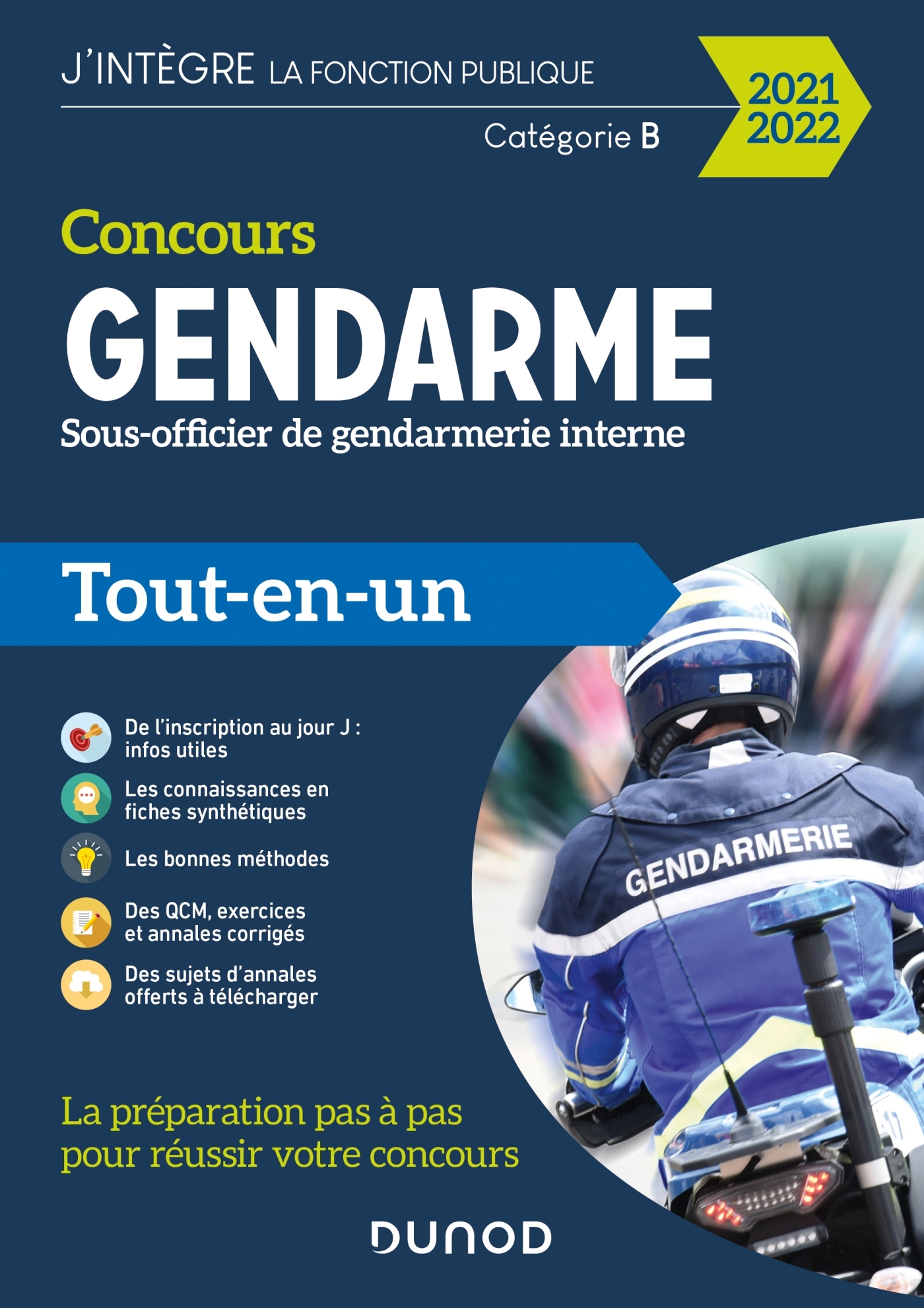 Concours Sous-officier de gendarmerie interne - 2021-2022 - Jean Marc Groga, Benoît Priet, Corinne Pelletier, Thibault Couarc'h - DUNOD