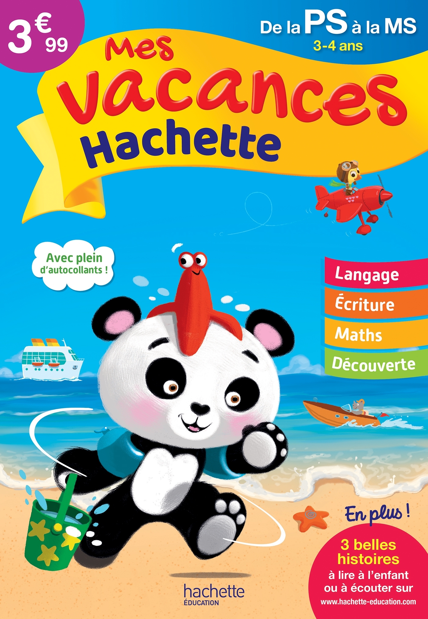 Mes Vacances Hachette - De la Petite à la Moyenne Section - Cahier de vacances 2022 - Ann Rocard - HACHETTE EDUC