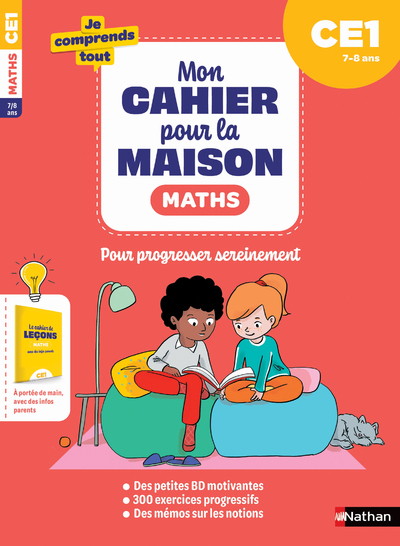 Mon cahier pour la maison - Maths CE1 - Isabelle Petit-Jean, Véronique Calle, Deborah Pinto - NATHAN