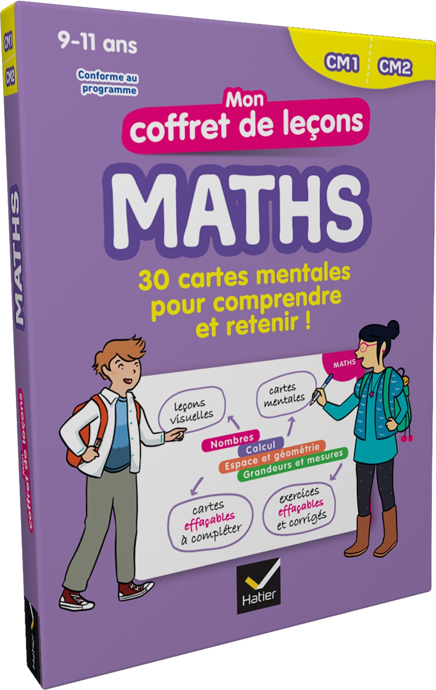 Mon coffret de leçons maths CM1-CM2 - Bénédicte Idiard, Christel HAN - HATIER