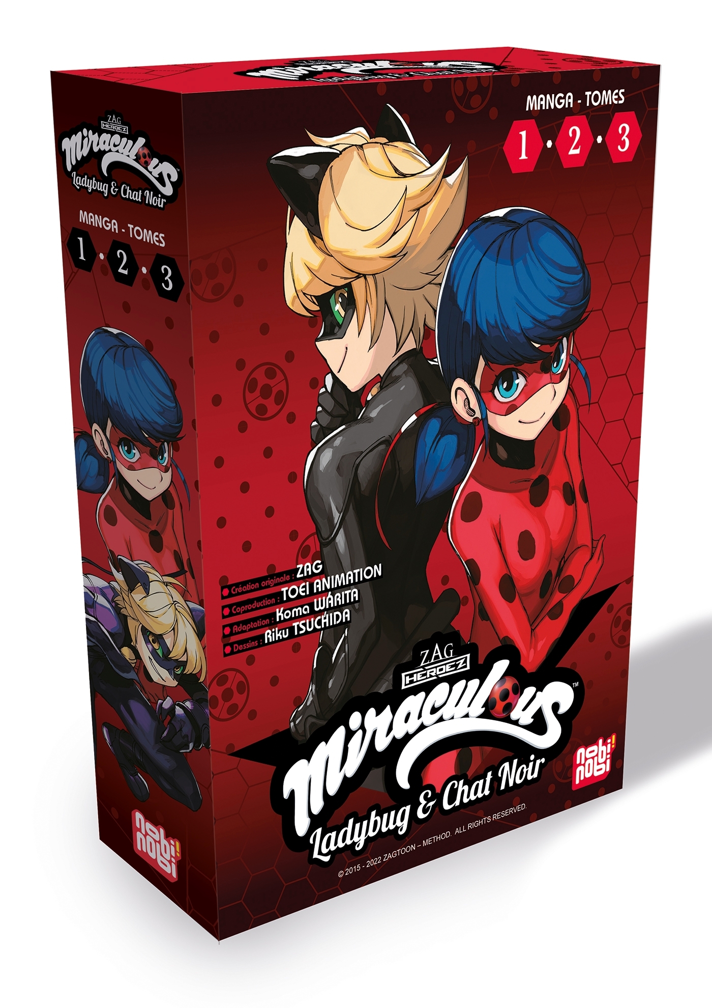 Coffret Miraculous T01 à T03 -  - NOBI NOBI