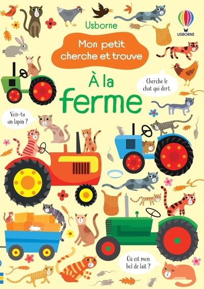 À la ferme - Mon petit cherche et trouve - Kirsteen Robson, Gareth Lucas, Ruth Russell, Claire Lefebvre - USBORNE