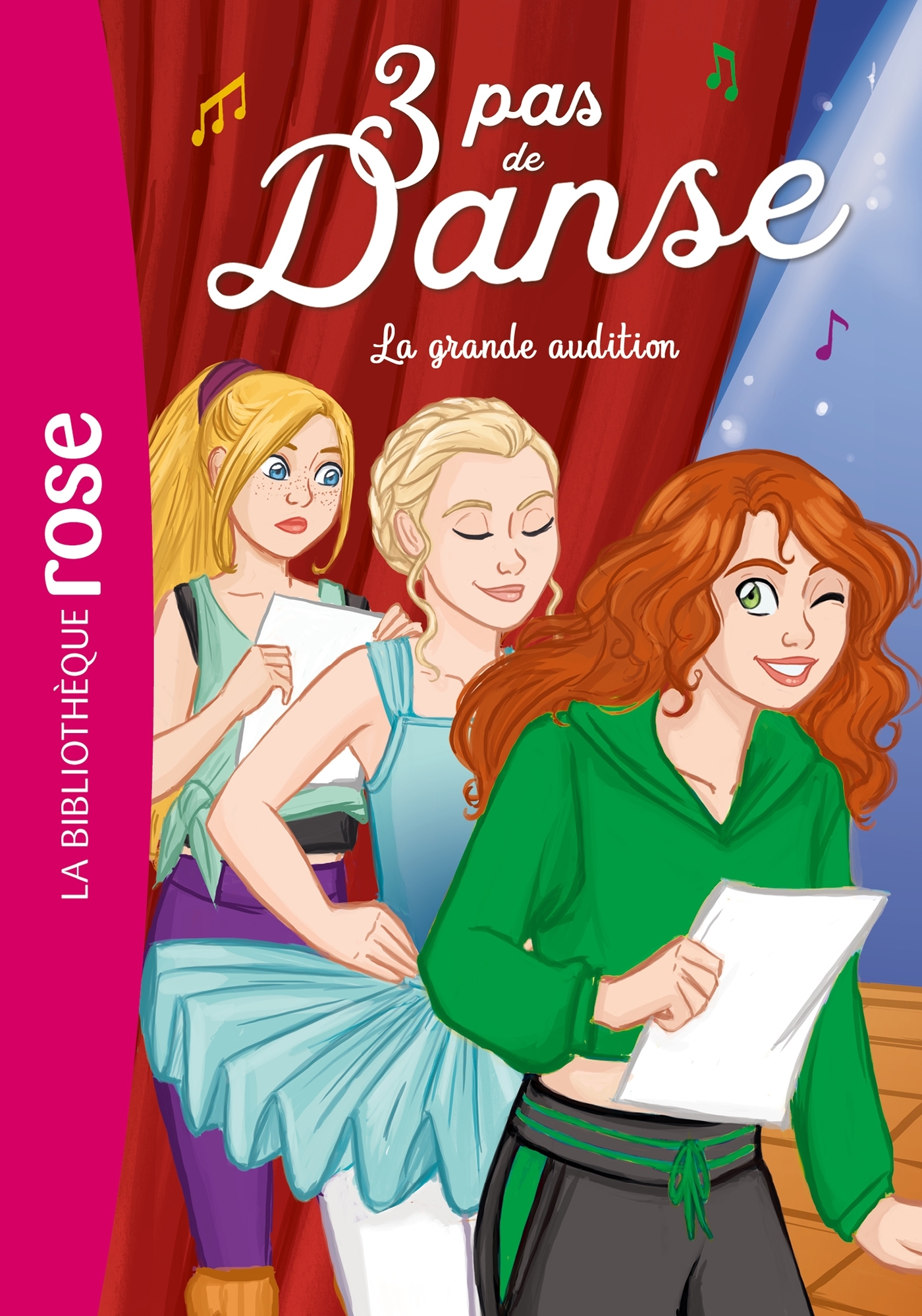 3 pas de danse 09 - La grande audition - Lisette Morival, Stéphanie Lezziero - HACHETTE JEUN.