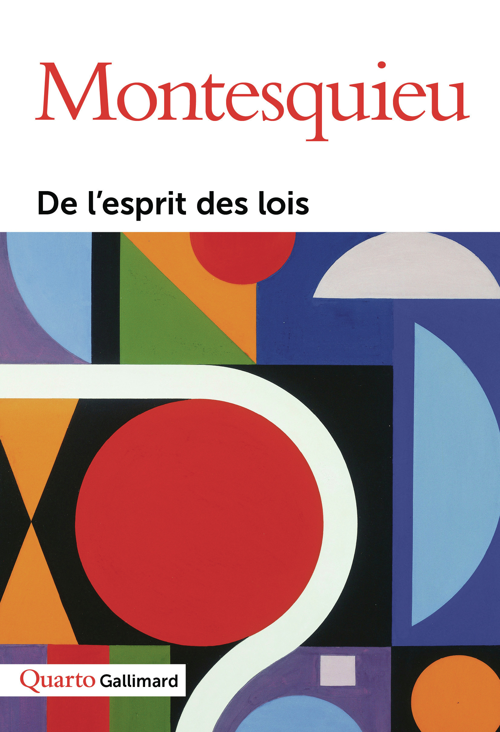 De l'Esprit des lois -  Montesquieu - GALLIMARD