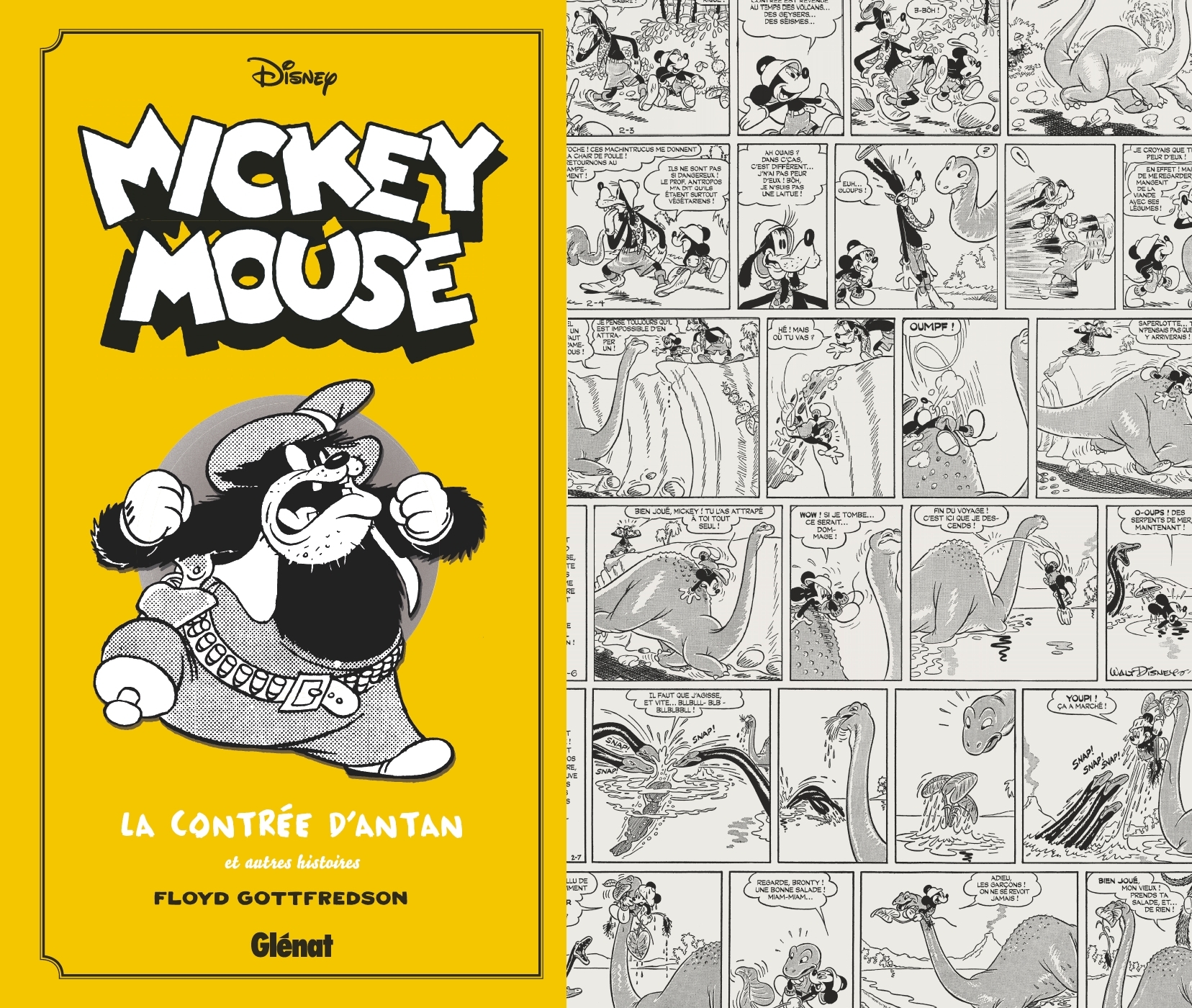 Mickey Mouse par Floyd Gottfredson N&B - Tome 06 - Floyd Gottfredson - GLENAT