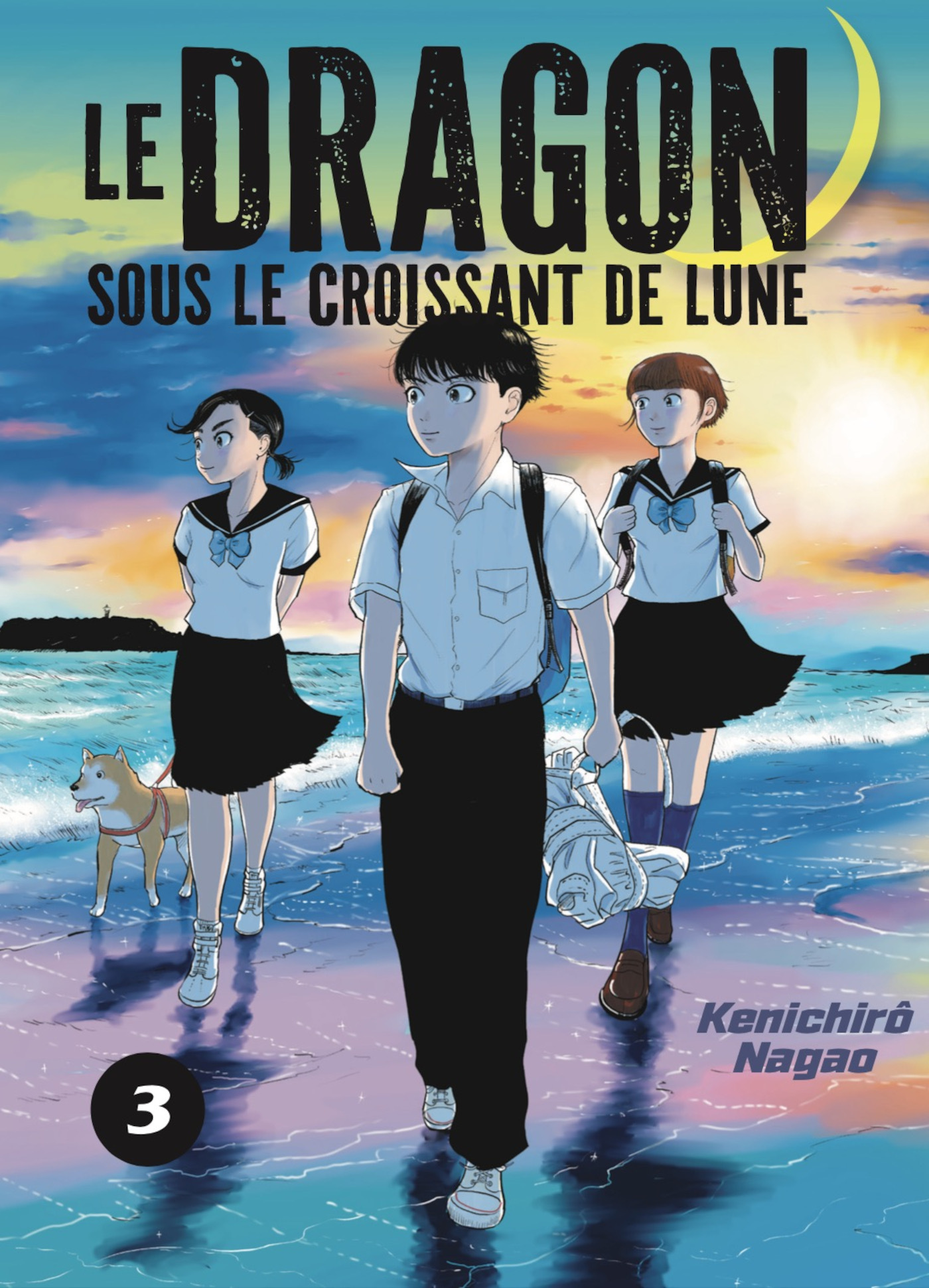 LE DRAGON SOUS LE CROISSANT DE LUNE VOL.3 - KENICHIRÔ NAGAO - LEZARD NOIR