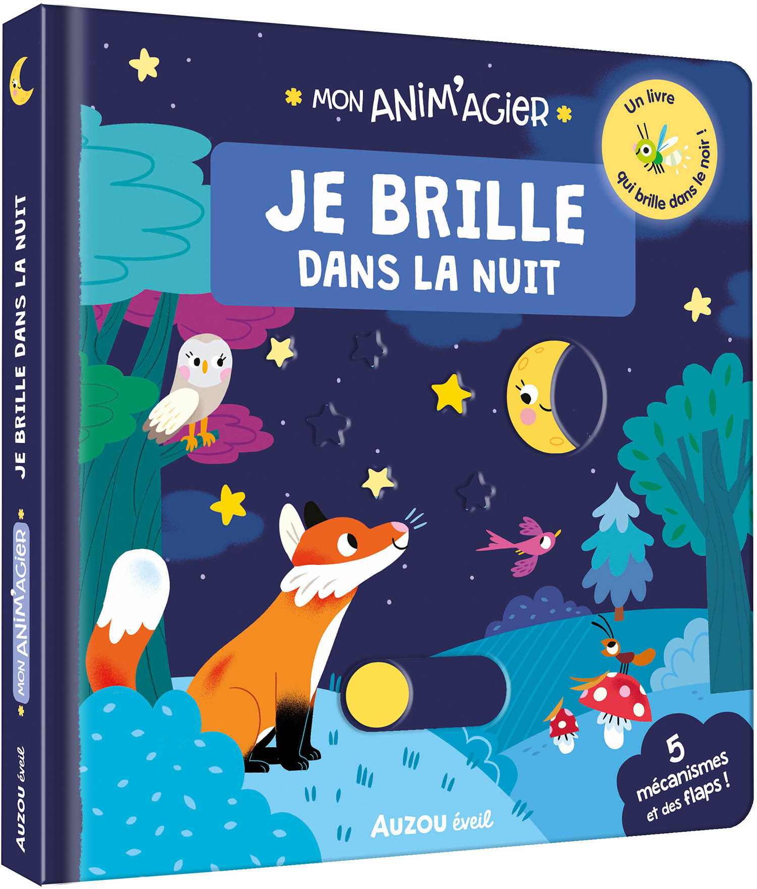 MON ANIM'AGIER - JE BRILLE DANS LA NUIT - Malgorzata Detner - AUZOU