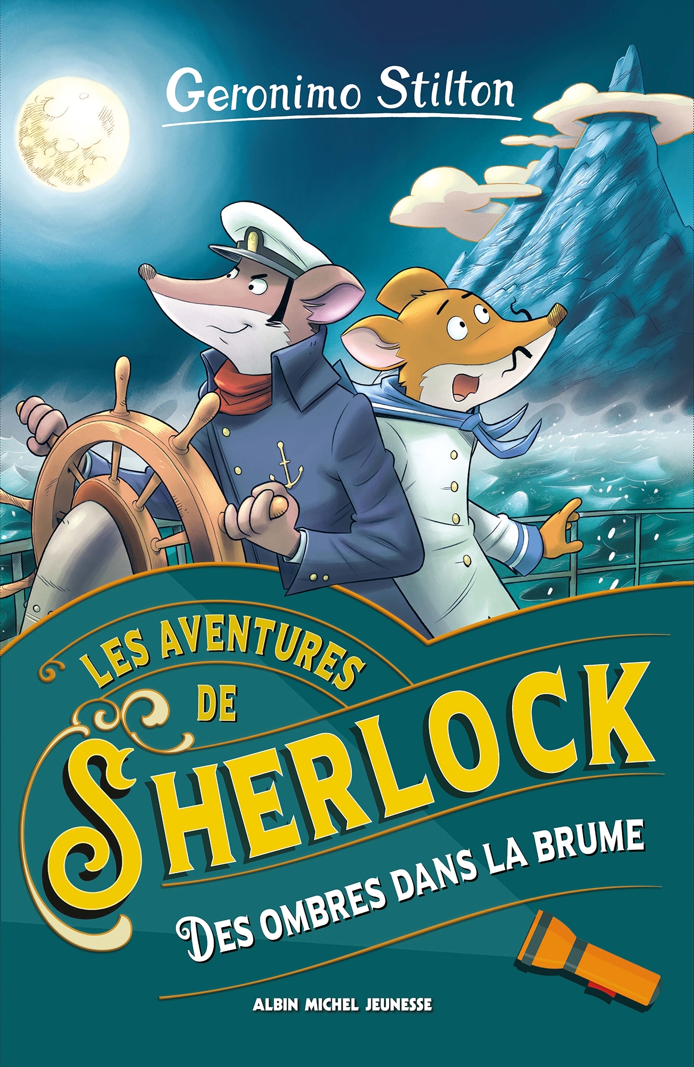 Les Aventures de Sherlock T5 Des ombres dans la brume - Geronimo Stilton - ALBIN MICHEL