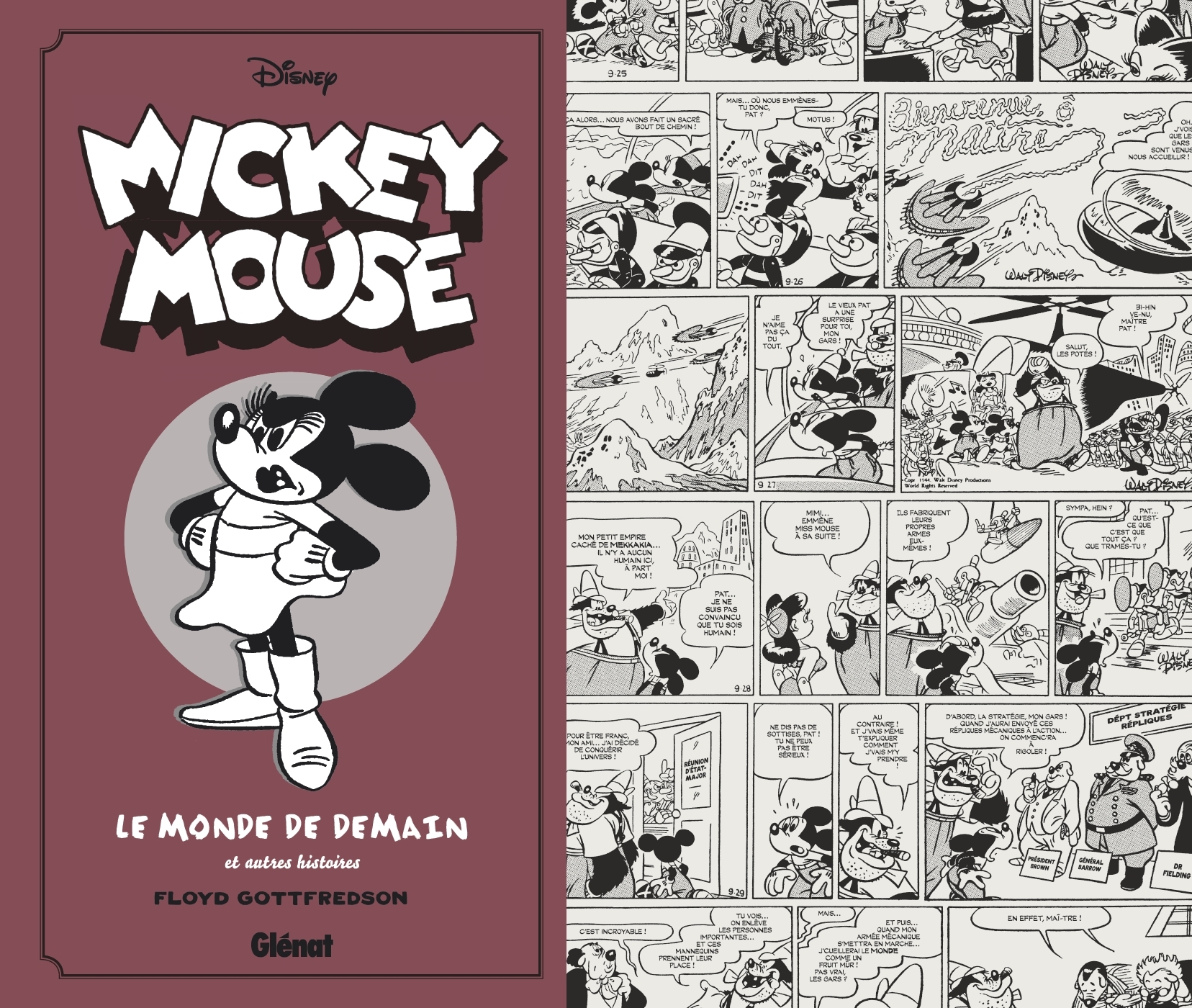 Mickey Mouse par Floyd Gottfredson N&B - Tome 08 - Floyd Gottfredson - GLENAT