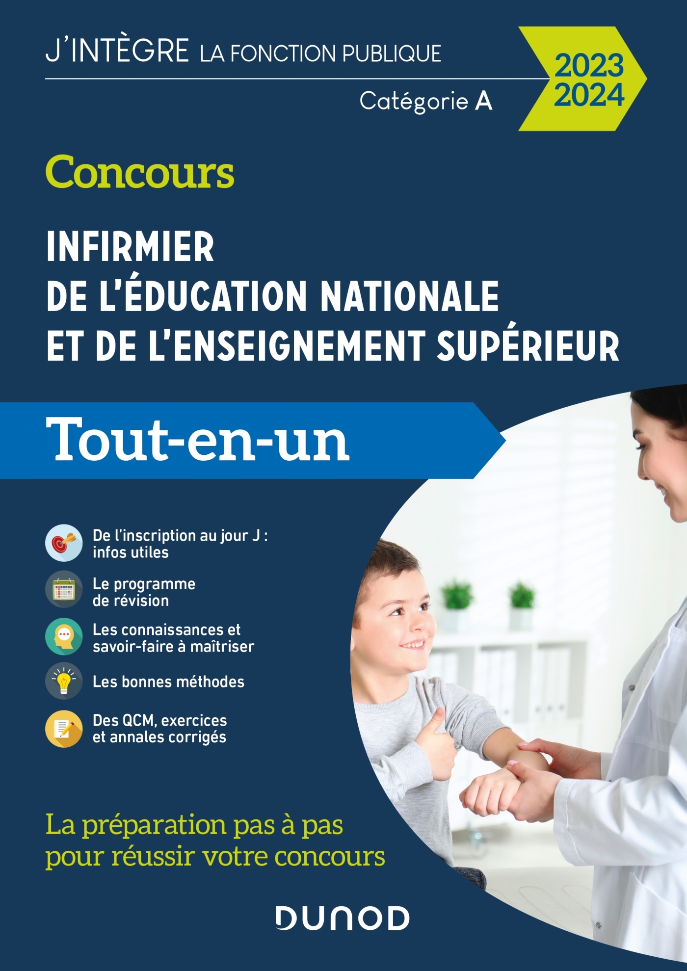 Concours Infirmier de l'éducation nationale et de l'enseignement supérieur - Julien Dangles, Frédéric Perrier, Corinne Pelletier, Bruno Pitetti - DUNOD