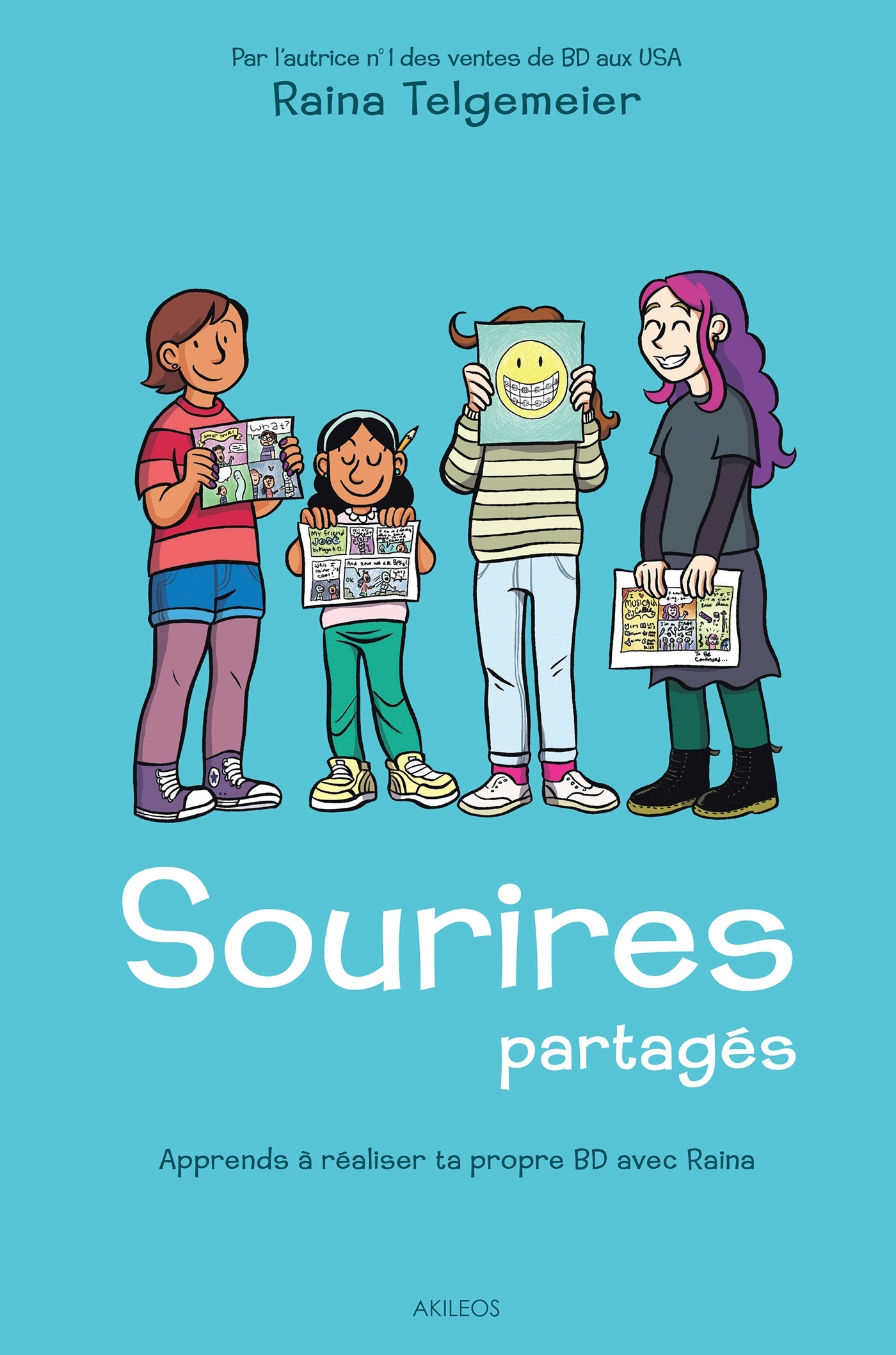 Sourires partagés - Raina Telgemeier - AKILEOS