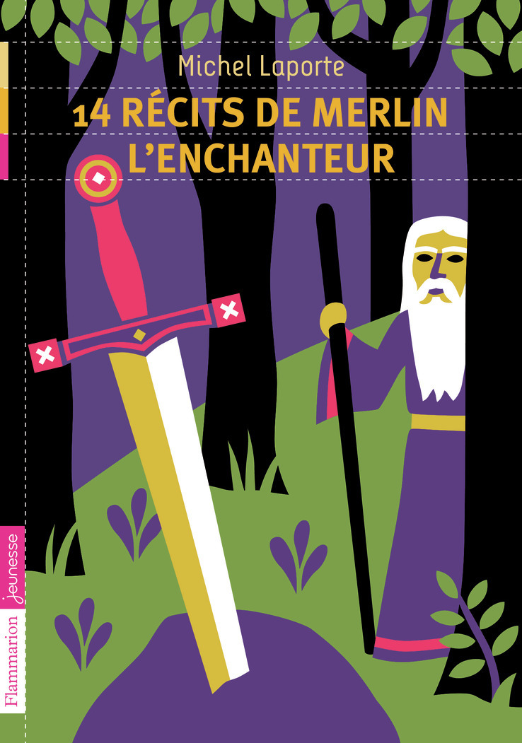 14 récits de Merlin l'enchanteur - Michel Laporte - FLAM JEUNESSE