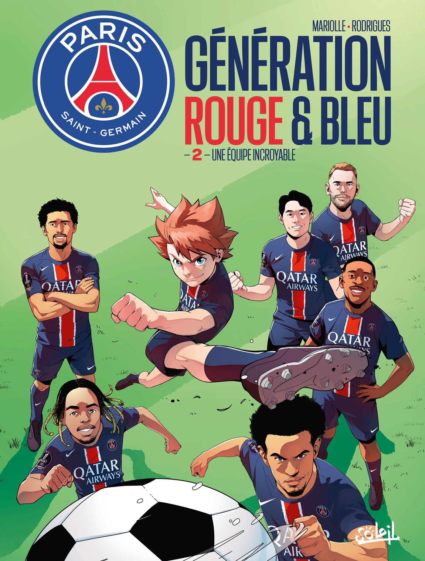 Paris Saint-Germain : Génération rouge et bleue T02 - Mathieu Mariolle, Leonardo Rodriguez, Leonardo  Rodrigues - SOLEIL