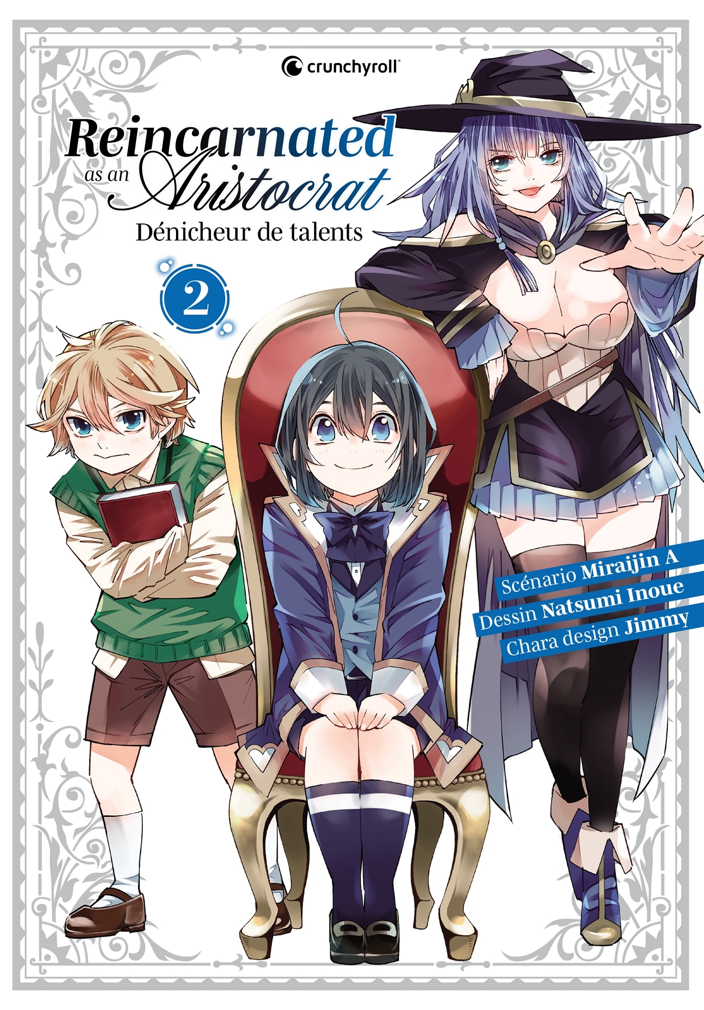 Reincarnated as an aristocrat Tome 02 -  Miraijin A, NATSUMI INOUE,  Jimmy,  Miraijin A, NATSUMI INOUE,  Jimmy - CRUNCHYROLL