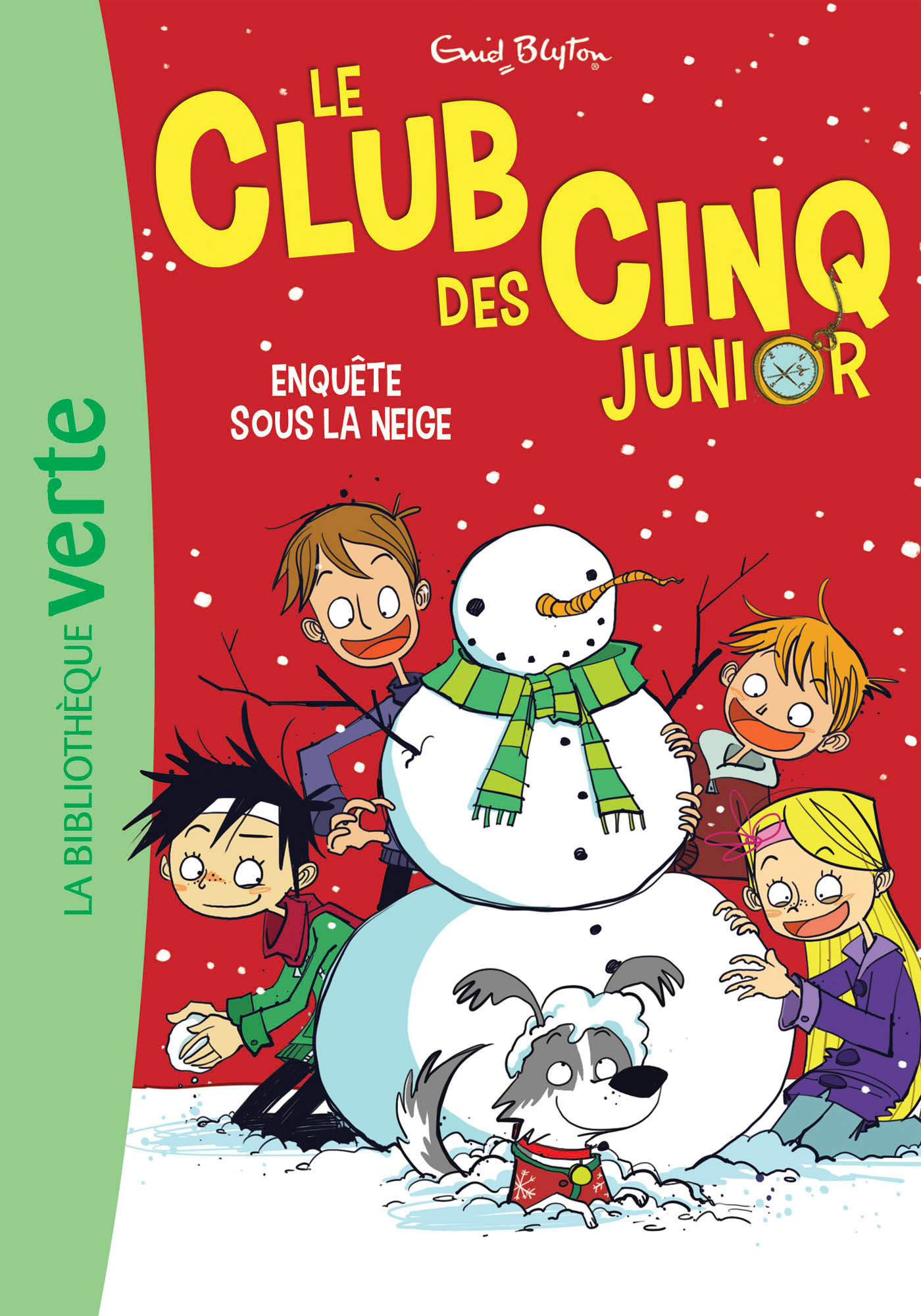 Le Club des Cinq Junior 08 - Enquête sous la neige - Enid Blyton - HACHETTE JEUN.