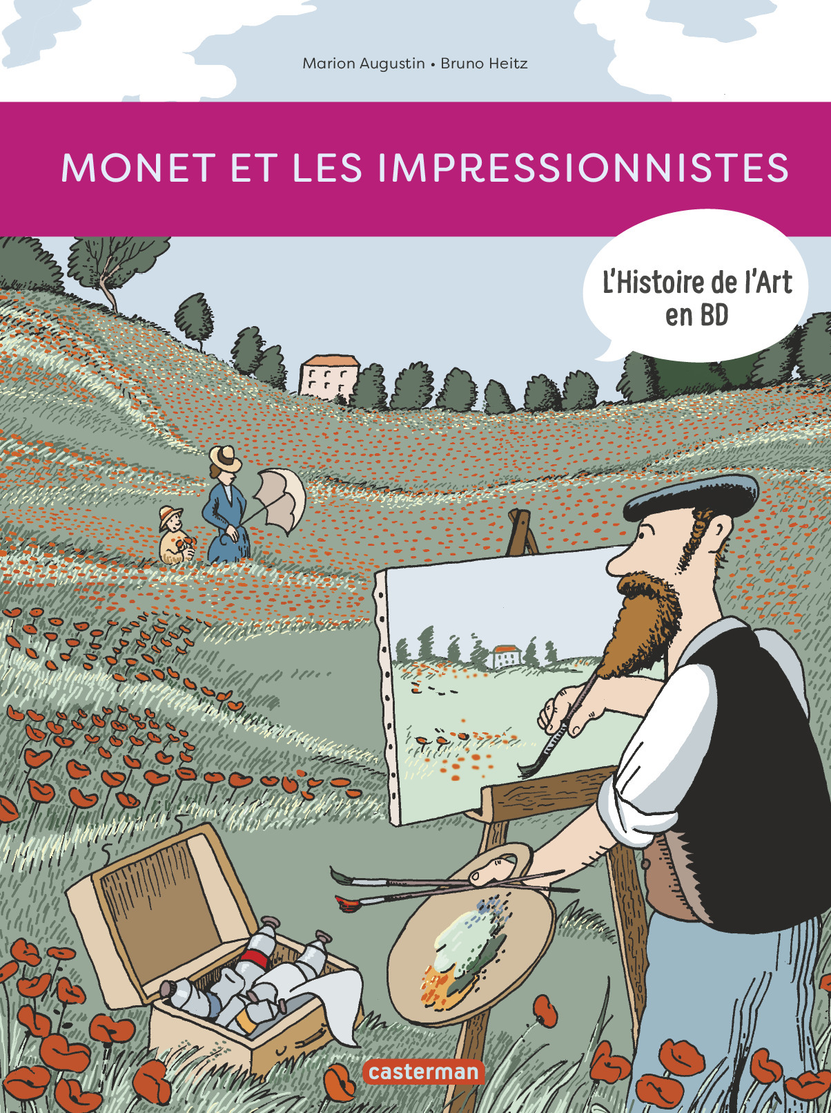 L'Histoire de l'Art en BD - Monet et les Impressionnistes - Marion Augustin, Bruno Heitz, Marion Augustin, Bruno Heitz - CASTERMAN